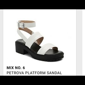 NWT Mix No 6 Platform Sandals